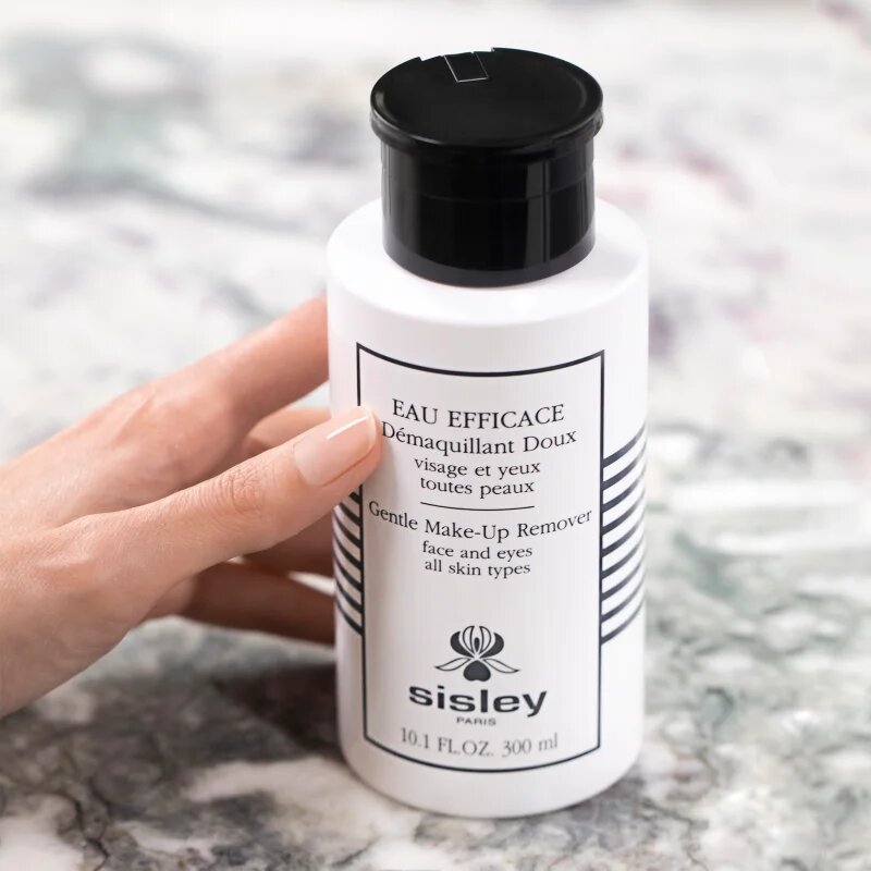 Sisley Eau Efficace Gentle Eye Makeup Remover Face and Eye нежна мицеларна вода за зоната на лицето и очите 300 мл.