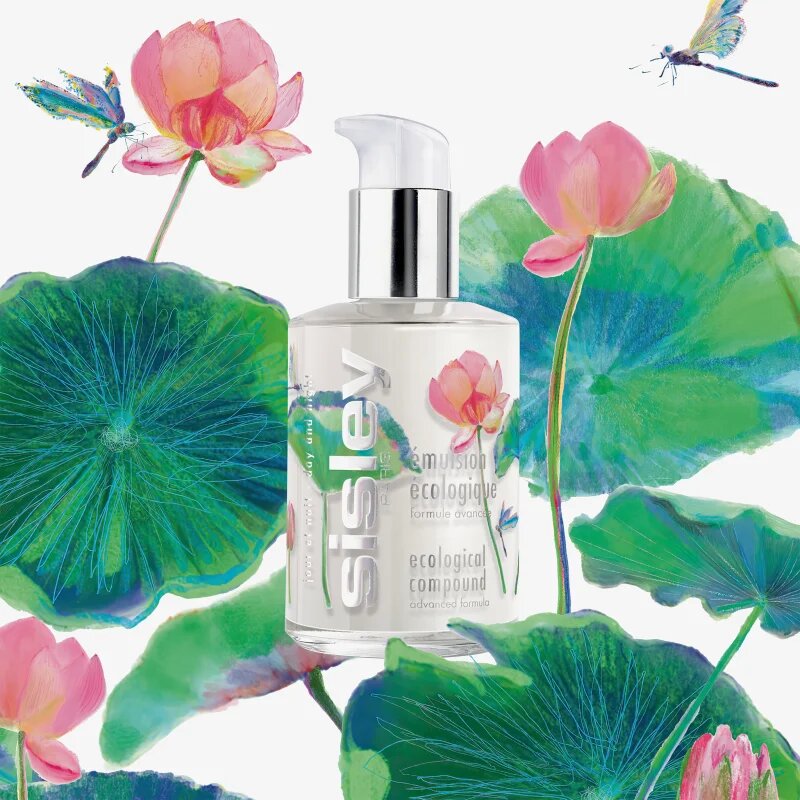 Sisley Ecological Compound Limited Edition Blissful Lotus хидратираща емулсия лимитирано издание 125 мл.
