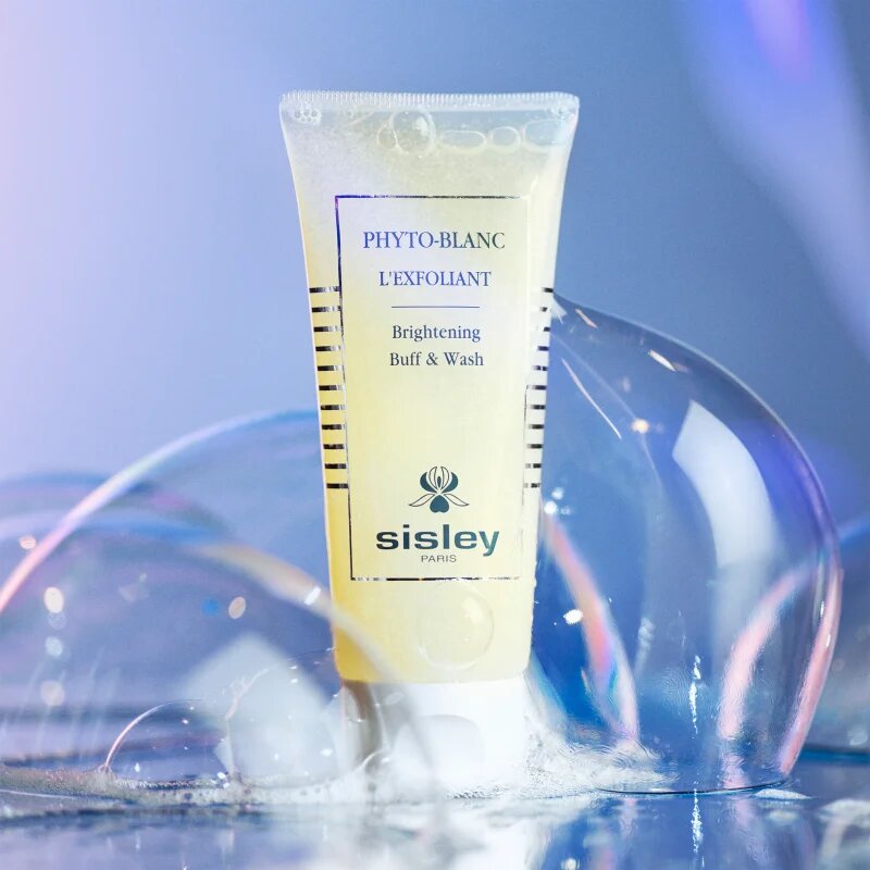 Sisley Phyto-Blanc Brightening Buff and Wash ексфолиращ гел за озаряване на лицето 100 мл.