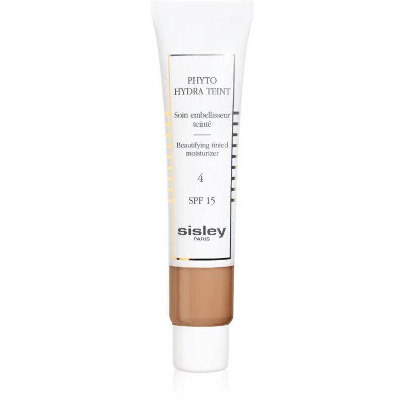Sisley Phyto-Hydra Teint тониращ и хидратиращ крем-гел с озаряващ ефект SPF 15 цвят 4 Tan 40 мл.