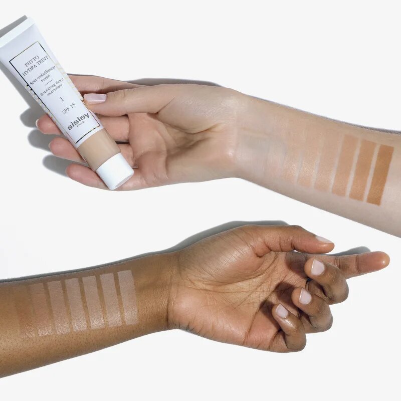 Sisley Phyto-Hydra Teint тониращ и хидратиращ крем-гел с озаряващ ефект SPF 15 цвят 4 Tan 40 мл.