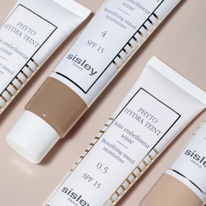 Sisley Phyto-Hydra Teint тониращ и хидратиращ крем-гел с озаряващ ефект SPF 15 цвят 4 Tan 40 мл.
