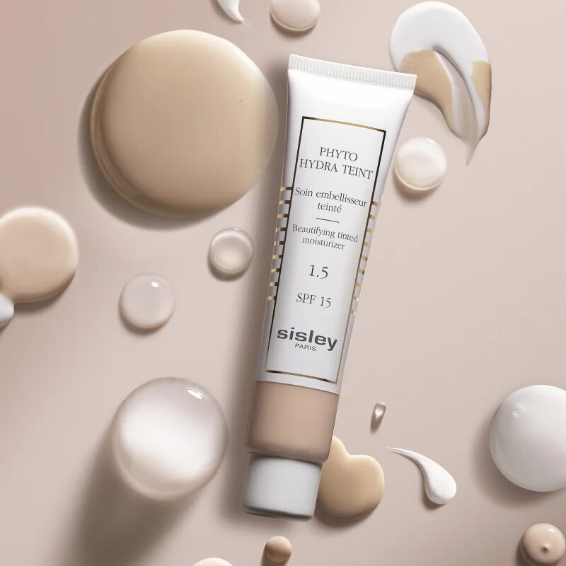 Sisley Phyto-Hydra Teint тониращ и хидратиращ крем-гел с озаряващ ефект SPF 15 цвят 4 Tan 40 мл.