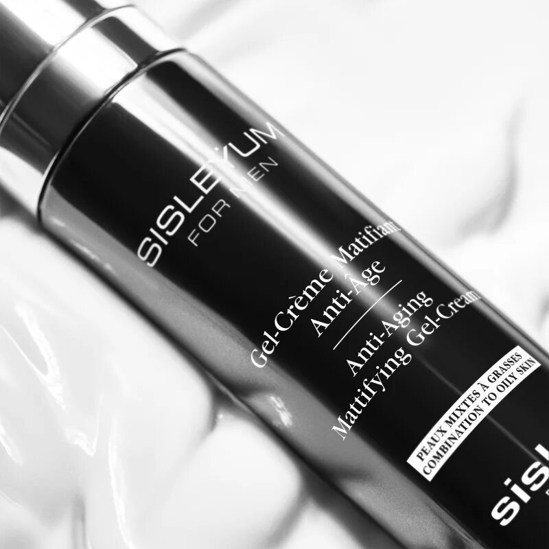 Sisley Sisleÿum Anti-Aging Mattifying Gel-Cream лек крем против бръчки с антиоксидантен ефект за мъже 50 мл.