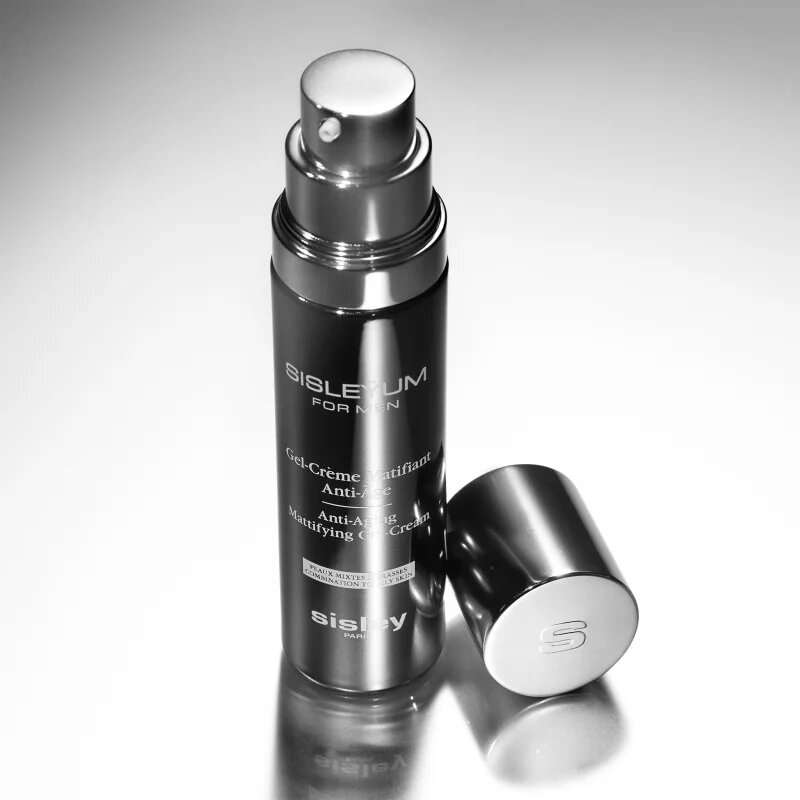 Sisley Sisleÿum Anti-Aging Mattifying Gel-Cream лек крем против бръчки с антиоксидантен ефект за мъже 50 мл.