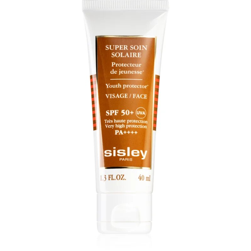 Sisley Super Soin Solaire Sun Visage Водоустойчив слънцезащитен крем за лице SPF 50+ 40 мл.
