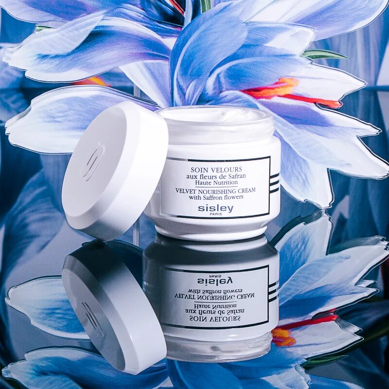 Sisley Velvet Nourishing Cream with Saffron Flowers хидратиращ крем за суха до чувствителна кожа 50 мл.