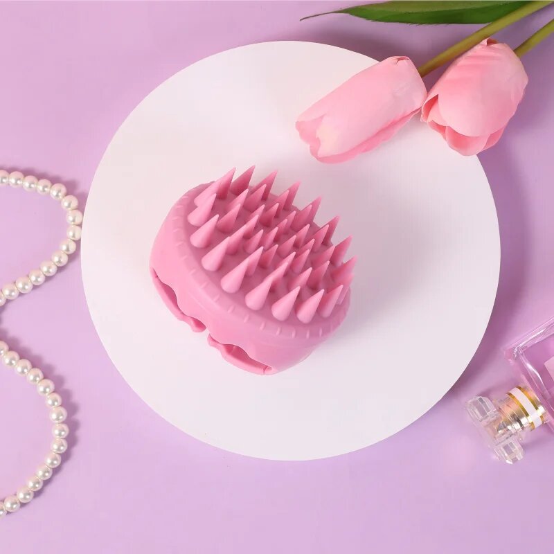 Sister Young Aura Shampoo Brush четка за масаж за коса и скалп Pink 1 бр.