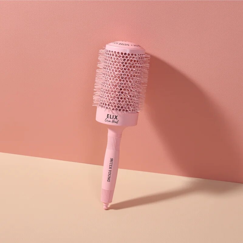 Sister Young ELIX Round Brush Cera Heat Pink кръгла четка за коса 65mm 1 бр.