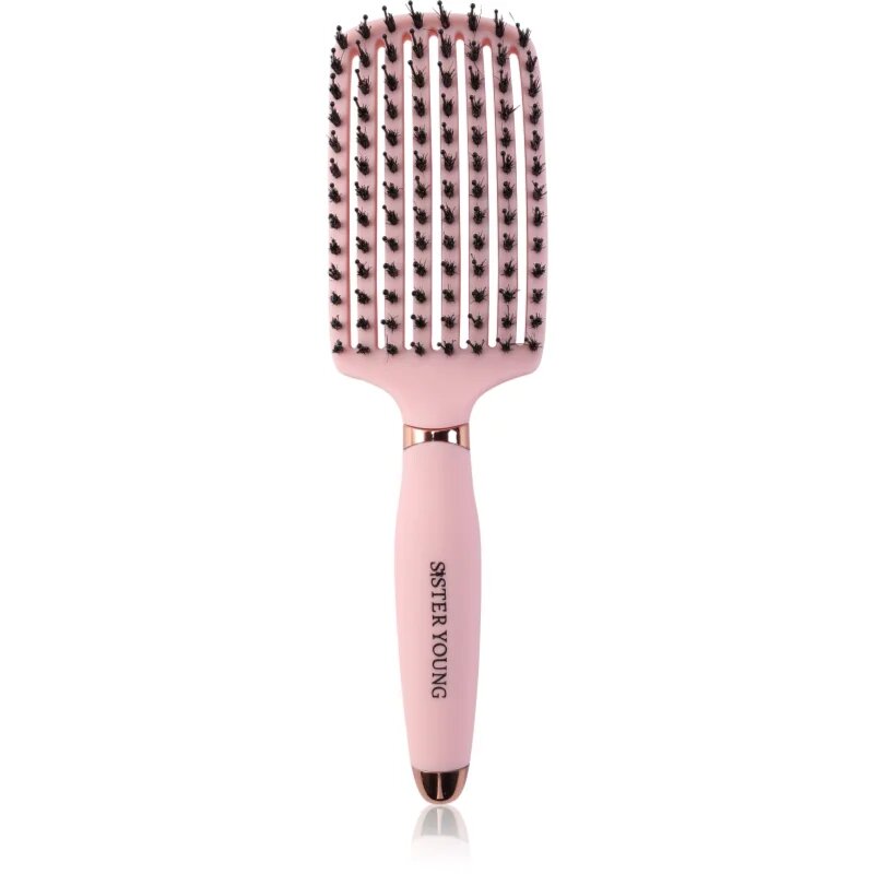 Sister Young OVIA плоска четка За коса Pink BV 1 бр.
