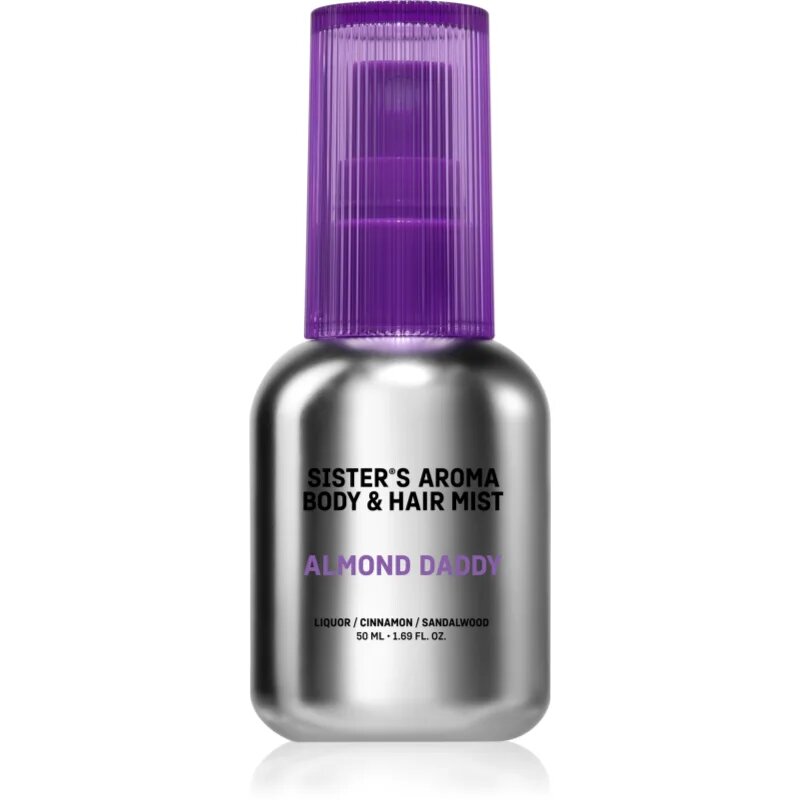 Sister's Aroma Almond Daddy Body & Hair Mist парфюмна мъгла за тяло и коса за жени 50 мл.