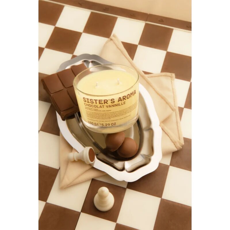 Sister's Aroma Chocolat Vannille ароматна свещ 150 гр.