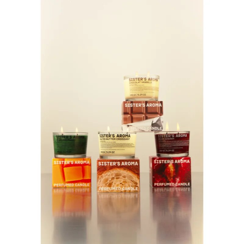 Sister's Aroma Drunk Cherry ароматна свещ 150 гр.