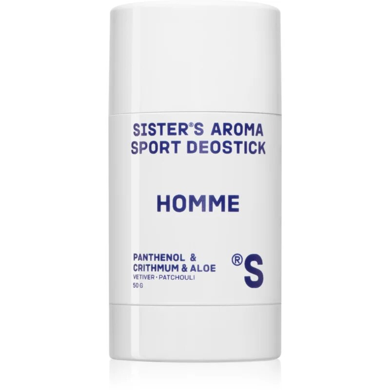 Sister's Aroma Homme Sport Deostick дезодорант стик против миризма и изпотяване за мъже 50 гр.