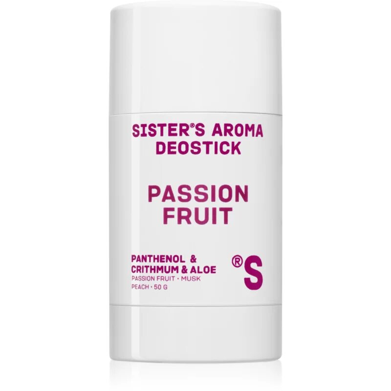 Sister's Aroma Passion Fruit Deostick дезодорант стик против миризма и изпотяване 50 гр.