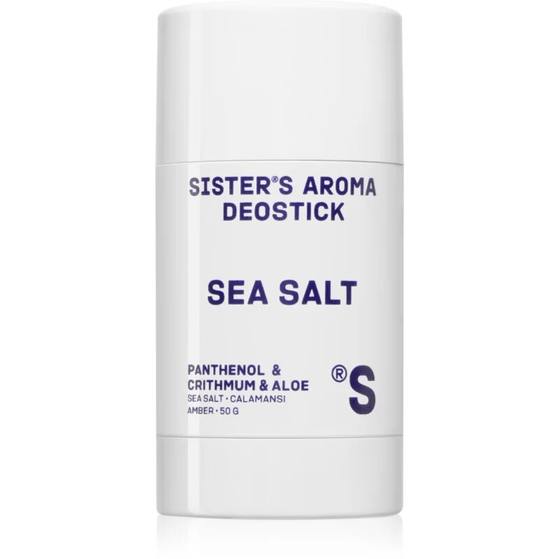 Sister's Aroma Sea Salt Deostick дезодорант стик против миризма и изпотяване 50 гр.