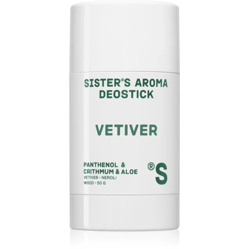 Sister's Aroma Vetiver Deostick дезодорант стик против миризма и изпотяване 50 гр.