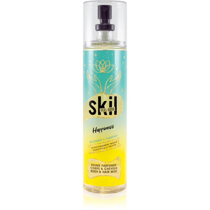 Skil Feel Good Happiness освежаваща мъгла за коса и тяло за жени 250 мл.
