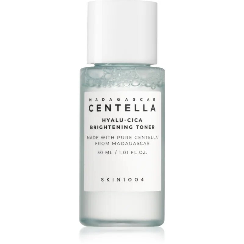 SKIN1004 Madagascar Centella Hyalu-Cica Brightening Toner нежен ексфолиращ тоник за освежаване и хидратация 30 мл.