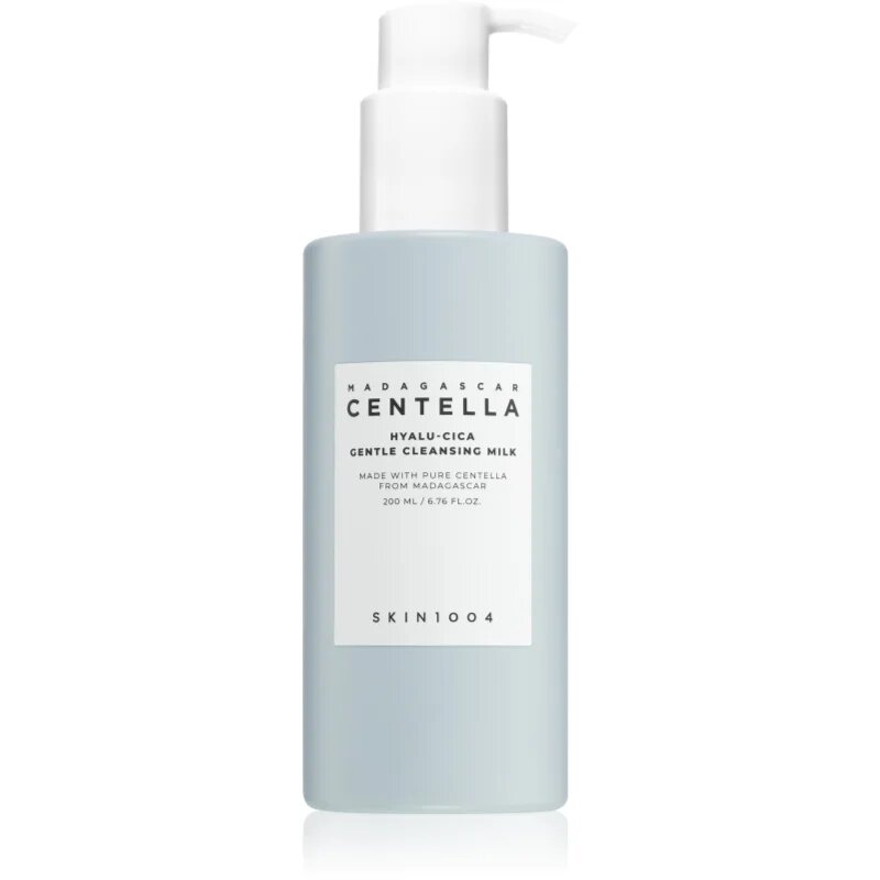 SKIN1004 Madagascar Centella Hyalu-Cica Gentle Cleansing Milk хидратиращо почистващо мляко за подхранване на кожата на лицето и поддържане на естестве