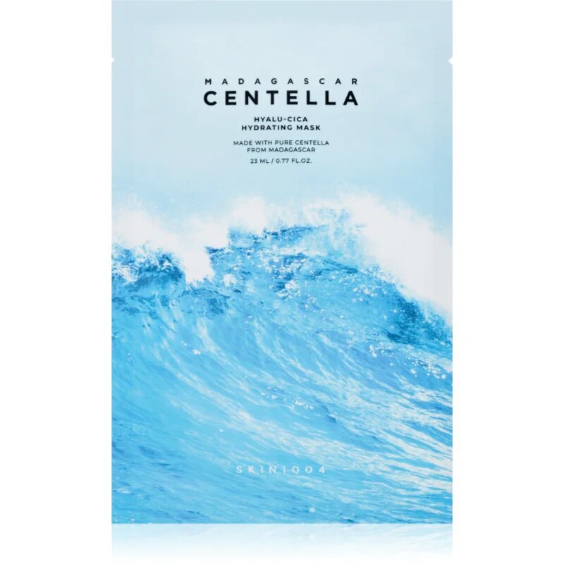 SKIN1004 Madagascar Centella Hyalu-Cica Hydrating Mask платнена маска за лице с хидратиращ и успокояващ ефект 23 мл.