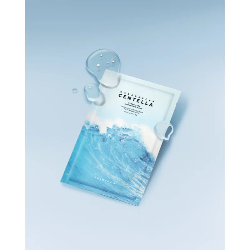 SKIN1004 Madagascar Centella Hyalu-Cica Hydrating Mask платнена маска за лице с хидратиращ и успокояващ ефект 23 мл.