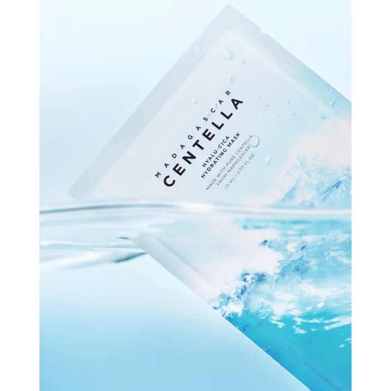 SKIN1004 Madagascar Centella Hyalu-Cica Hydrating Mask платнена маска за лице с хидратиращ и успокояващ ефект 23 мл.