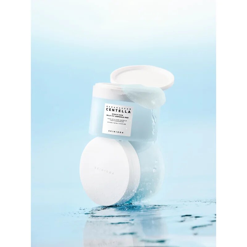 SKIN1004 Madagascar Centella Hyalu-Cica Jelly-Fit Ampoule Pad тонизиращи възглавнички за дехидратирана суха кожа 60 бр.