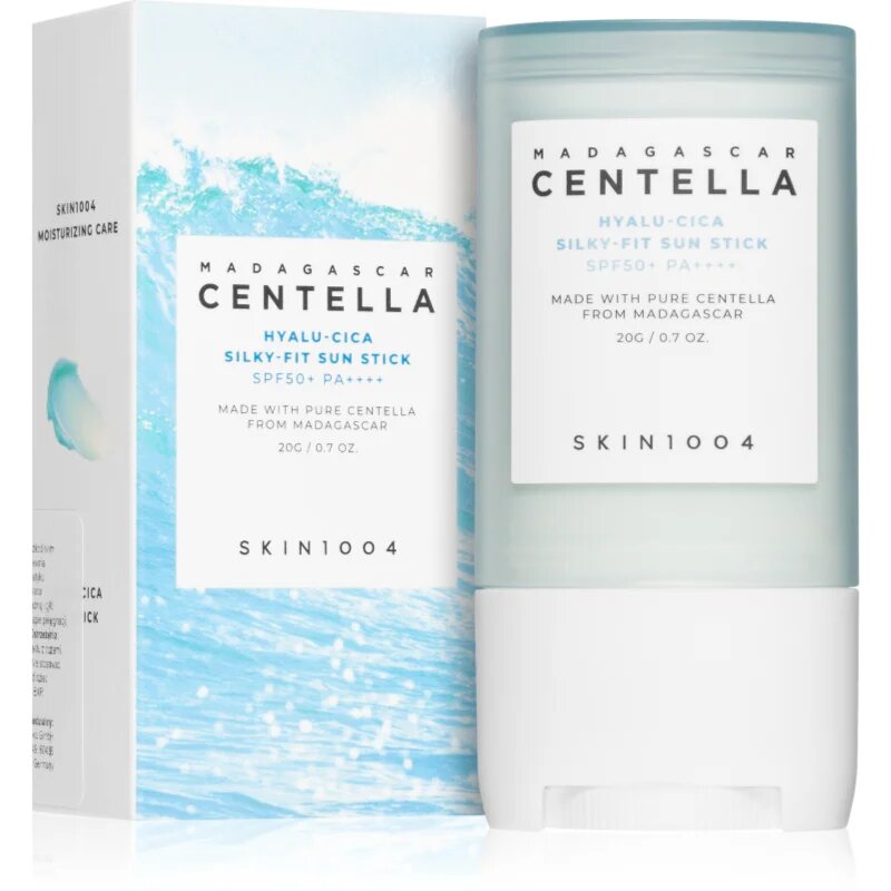 SKIN1004 Madagascar Centella Hyalu-Cica Silky-Fit Sun Stick защитен хидратиращ стик SPF 50+ 20 гр.