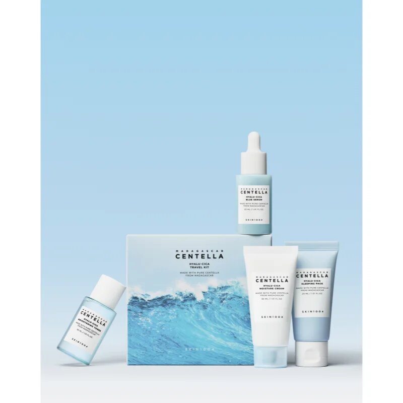 SKIN1004 Madagascar Centella Hyalu-Cica Travel Kit комплект за пътуване за интензивна хидратация