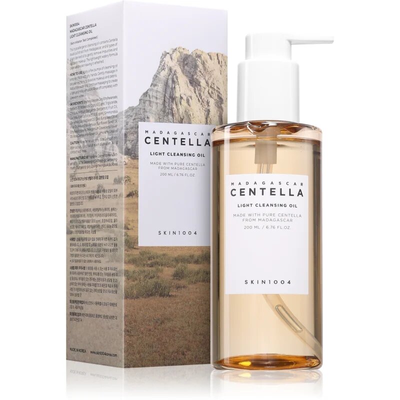 SKIN1004 Madagascar Centella Light Cleansing Oil почистващо и премахващо грима масло с успокояващ ефект 200 мл.