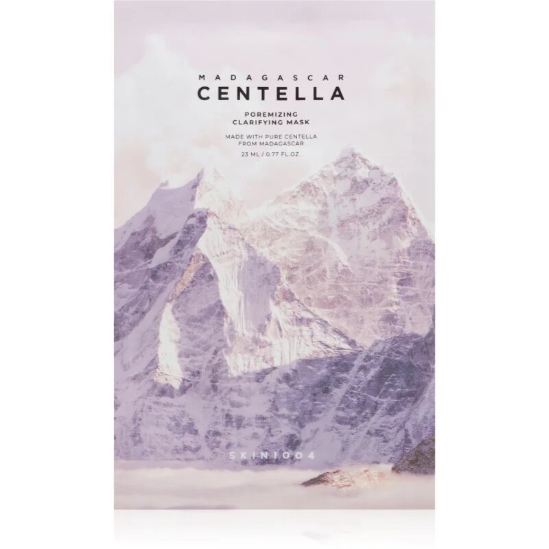 SKIN1004 Madagascar Centella Poremizing Clarifying Mask платнена маска за изглаждане на кожата и минимизиране на порите 23 мл.