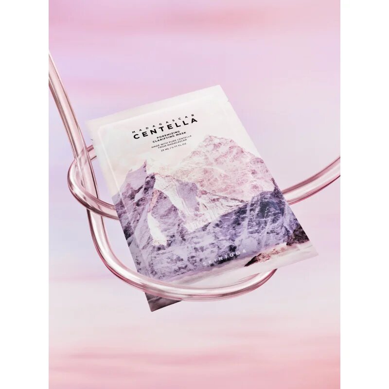 SKIN1004 Madagascar Centella Poremizing Clarifying Mask платнена маска за изглаждане на кожата и минимизиране на порите 23 мл.