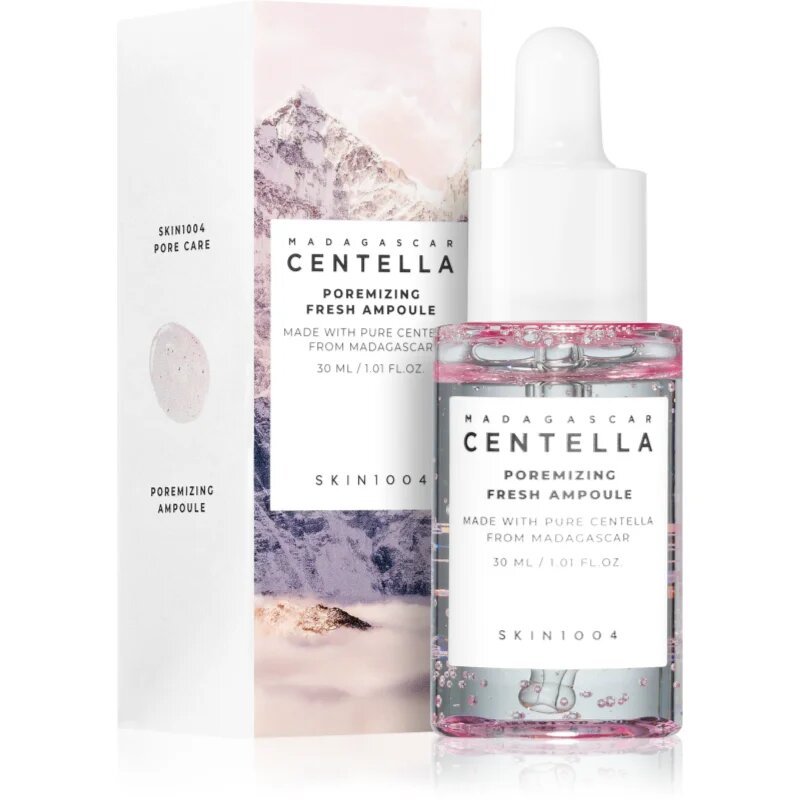 SKIN1004 Madagascar Centella Poremizing Fresh Ampoule детоксикиращ серум за лице за изглаждане на кожата и минимизиране на порите 30 мл.
