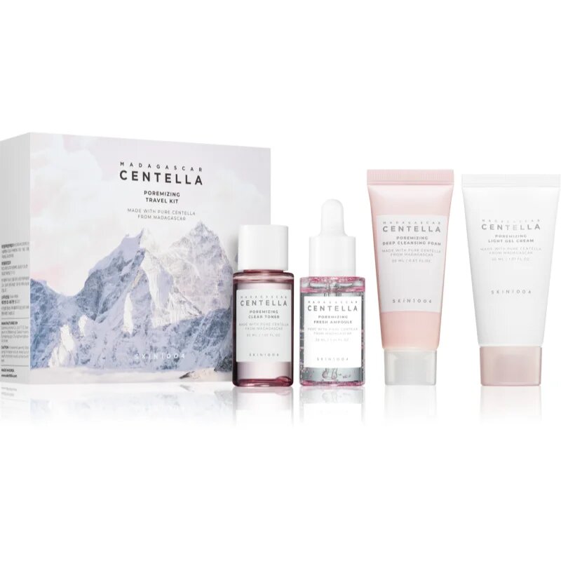 SKIN1004 Madagascar Centella Poremizing Travel Kit комплект за пътуване за изглаждане на кожата и минимизиране на порите
