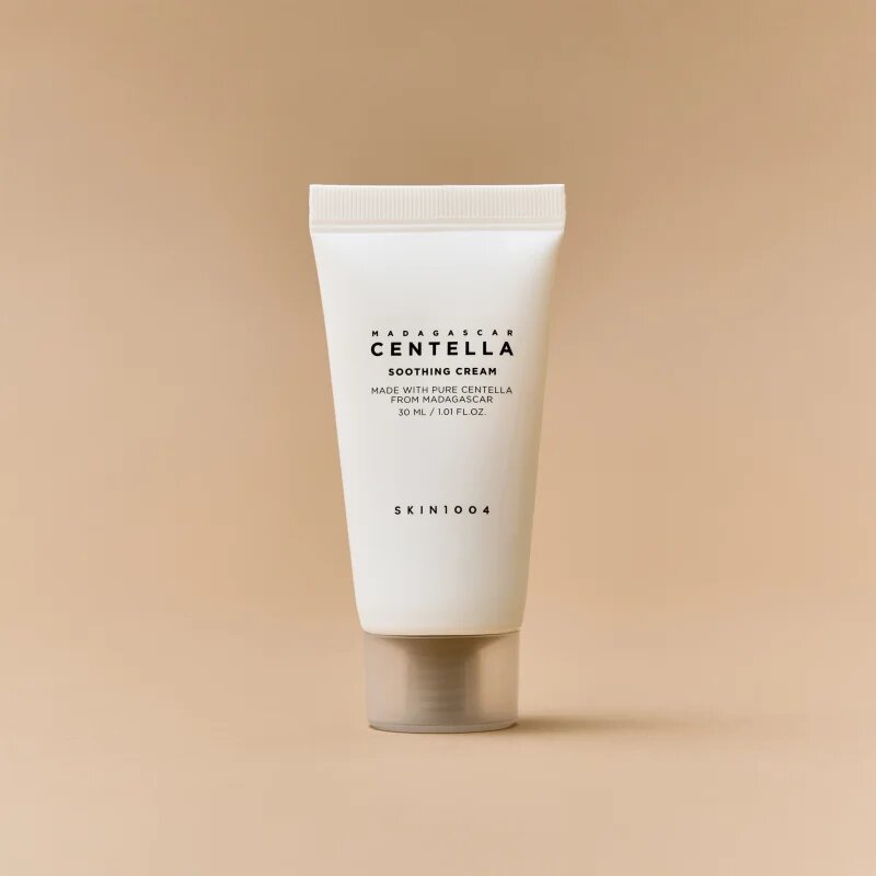 SKIN1004 Madagascar Centella Soothing Cream богат подхранващ и успокояващ крем за регенерация и възстановяване на кожата 30 мл.