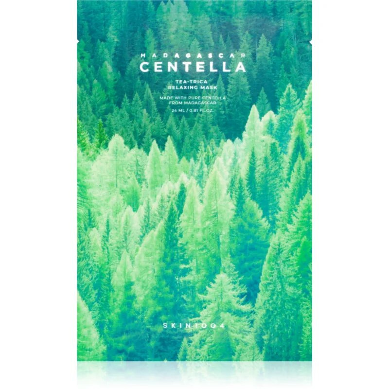 SKIN1004 Madagascar Centella Tea-Trica Relaxing Mask платнена маска за успокояване на кожата 23 мл.