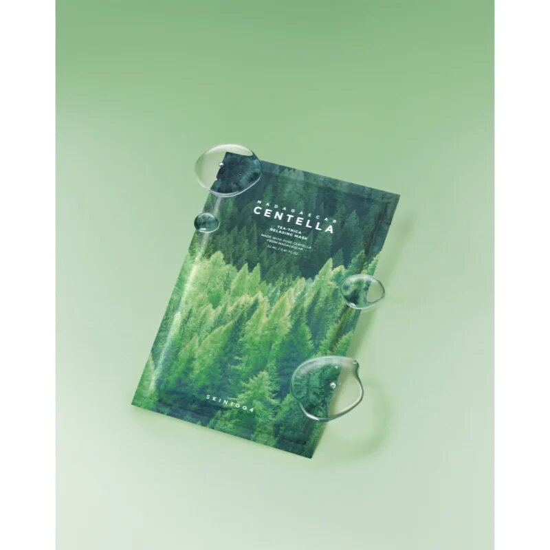 SKIN1004 Madagascar Centella Tea-Trica Relaxing Mask платнена маска за успокояване на кожата 23 мл.