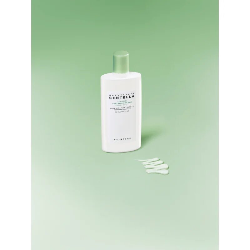 SKIN1004 Madagascar Centella Tea-Trica Sun Milk екстра нежен лосион за слънчеви бани SPF 50+ 50 мл.