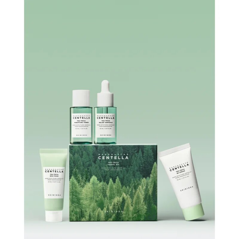SKIN1004 Madagascar Centella Tea-Trica Travel Kit комплект за пътуване за проблемна кожа