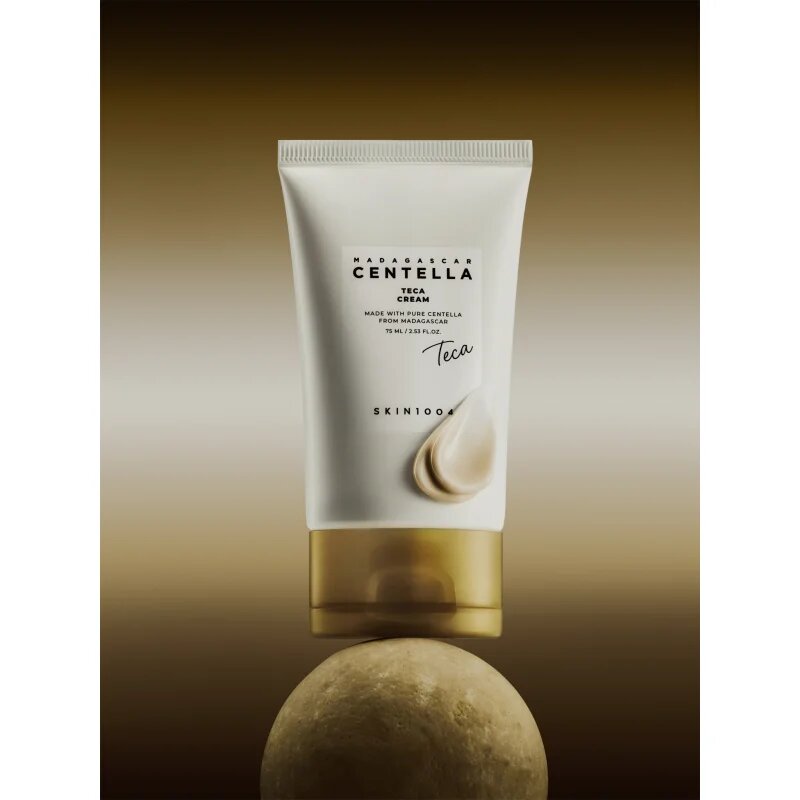 SKIN1004 Madagascar Centella Teca Cream уеднаквяващ тена хидратиращ крем с успокояващ ефект 75 мл.