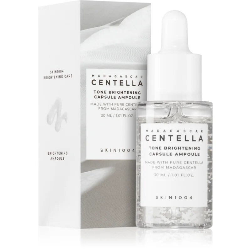 SKIN1004 Madagascar Centella Tone Brightening Capsule Ampoule хидратиращ серум за освежаване и изглаждане на кожата 30 мл.
