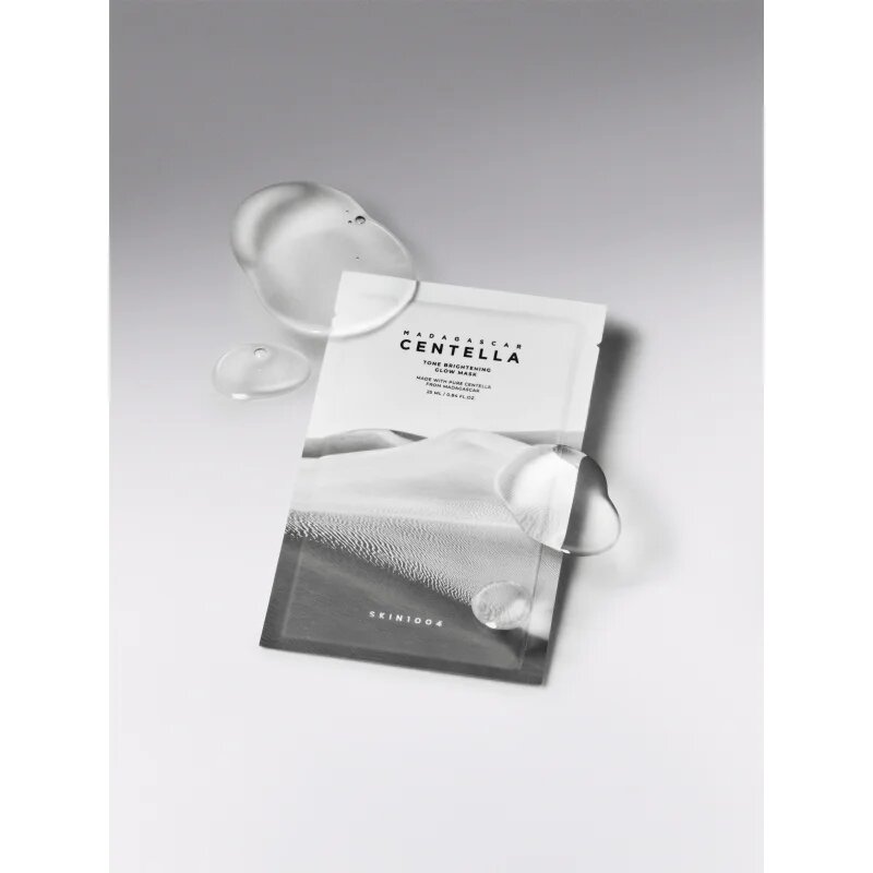 SKIN1004 Madagascar Centella Tone Brightening Glow Mask озаряваща платнена маска с успокояващ ефект 25 мл.