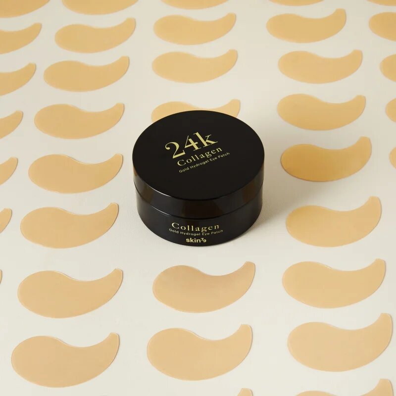Skin79 24k Gold Collagen хидрогелова маска за зоната около очите с колаген 60 бр.