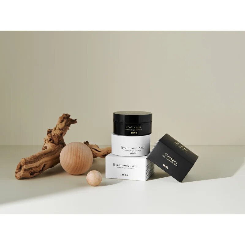 Skin79 24k Gold Collagen хидрогелова маска за зоната около очите с колаген 60 бр.