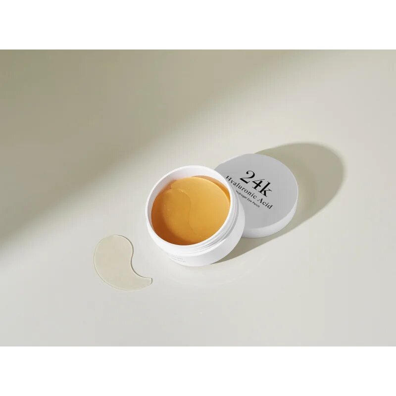 Skin79 24k Gold Hyaluronic Acid хидрогелова маска за зоната около очите с хиалуронова киселина 60 бр.