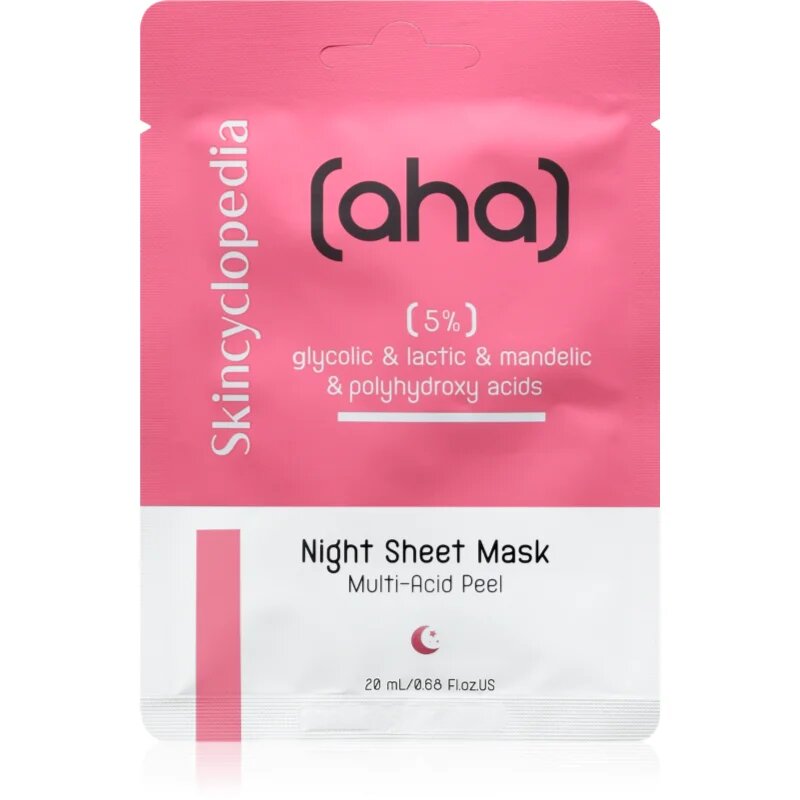 Skincyclopedia Night Sheet Mask платнена маска за нощ 20 мл.