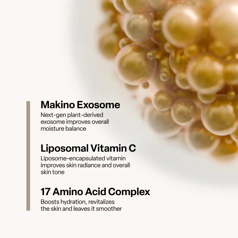 SKINSOO LuminaCell Exosome Sheet Mask озаряваща платнена маска 22 гр.