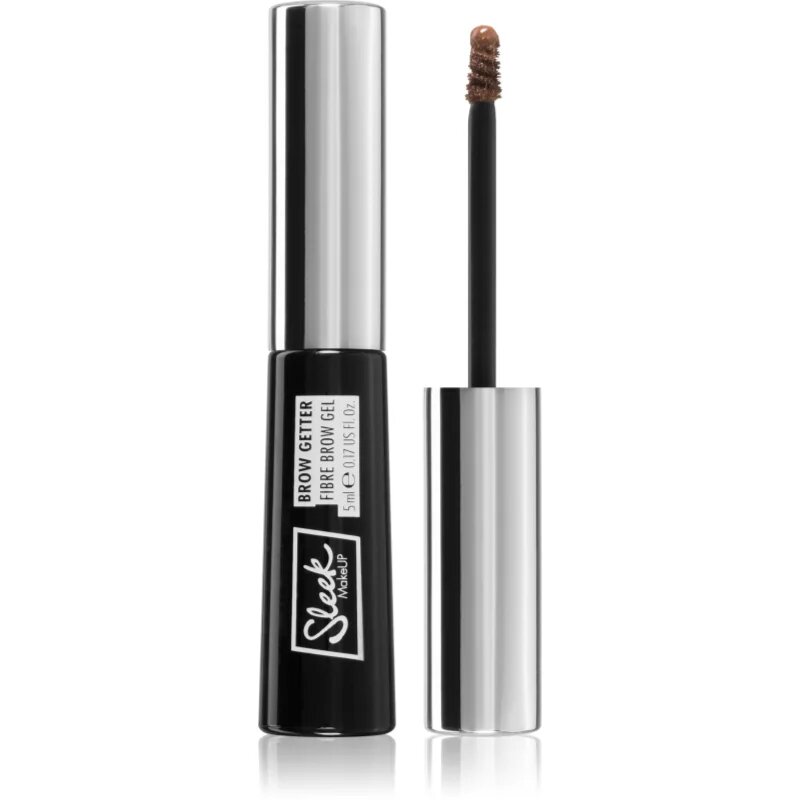 Sleek Brow Getter фиксиращ гел за вежди цвят Medium Brown 5 мл.