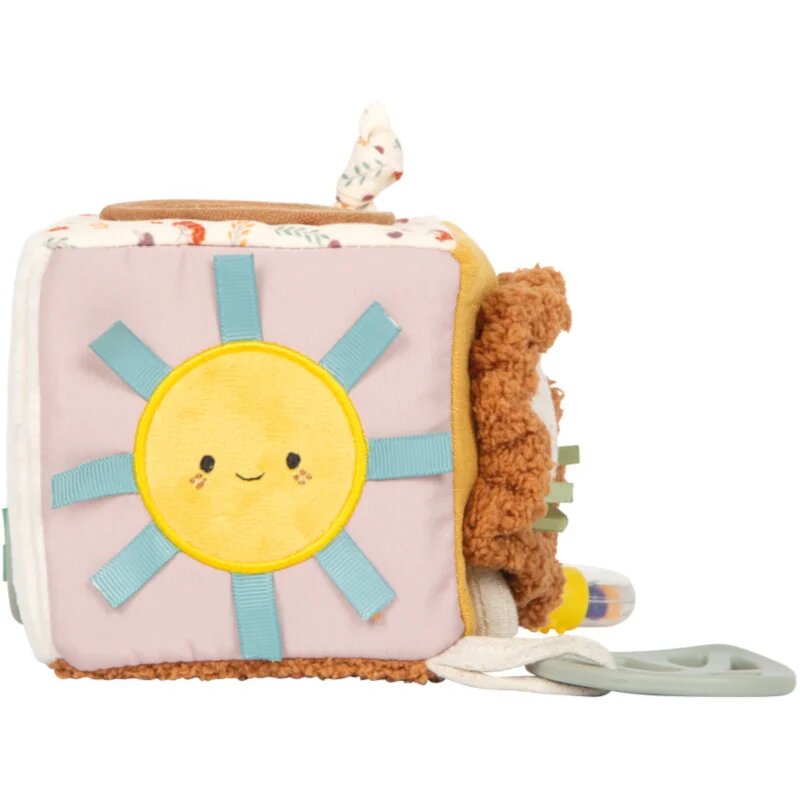 Small foot Little Lion Fabric Playing Cube играчка за подреждане 0m+ 1 бр.